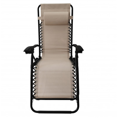 ALDOTRADE Zahradní relaxační polohovací křeslo Regina béžové