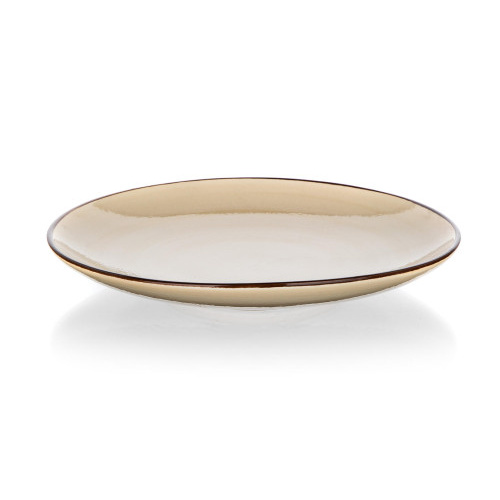 talíř dezertní 21,5cm PALAS keramický KRÉM