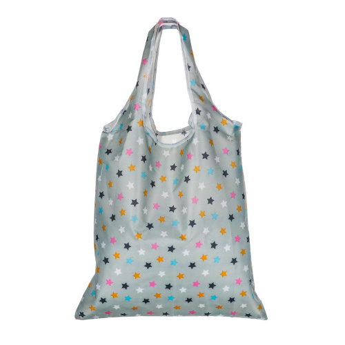 taška nákupní skládací HVĚZDY 59x37cm PES