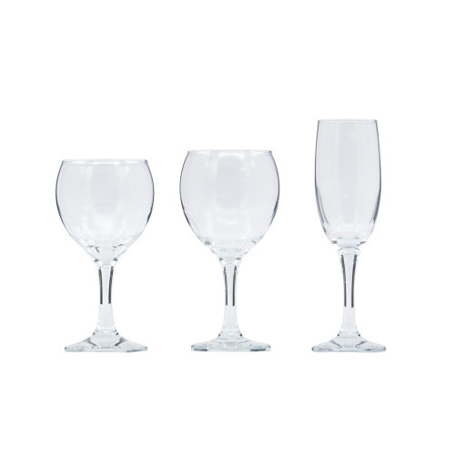 sklenice na víno MISS sada 18díl. (6x190,210,260ml)