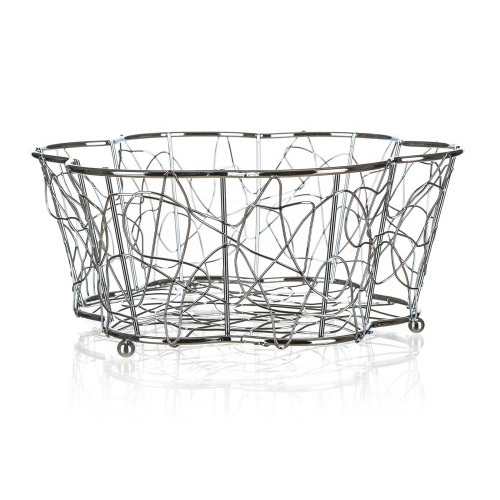 košík na ovoce VANITY pr.24x10cm Cr