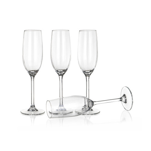 sklenice na šampus flétna 210ml PLISSÉ (4ks)