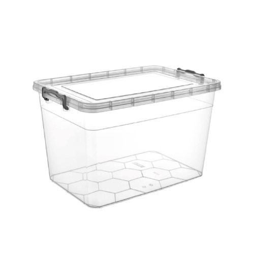 box úložný GEMA 30l, 49x32x28cm, víko, klip, PH ŠE/TRA