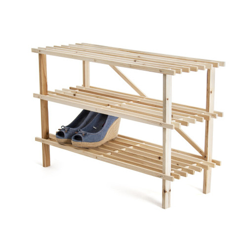 botník SAMUEL 3patrový 74x48,5x26cm, dřev.