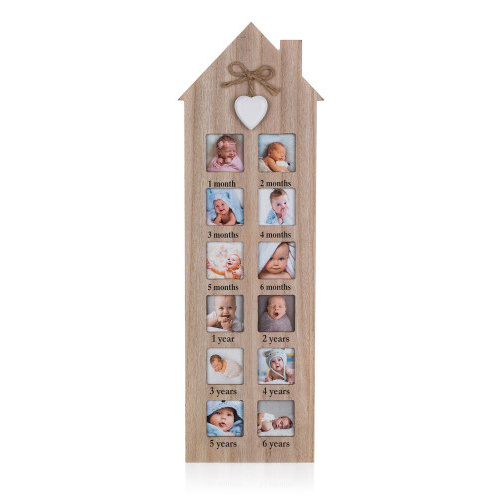 fotorámeček BABY DOMEK 48x14,8cm, 12 fotek