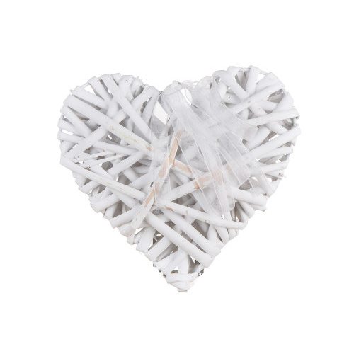 dekorace SRDCE 15x15cm BÍ