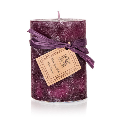 svíčka pr.6,8x9,5cm PURPLE