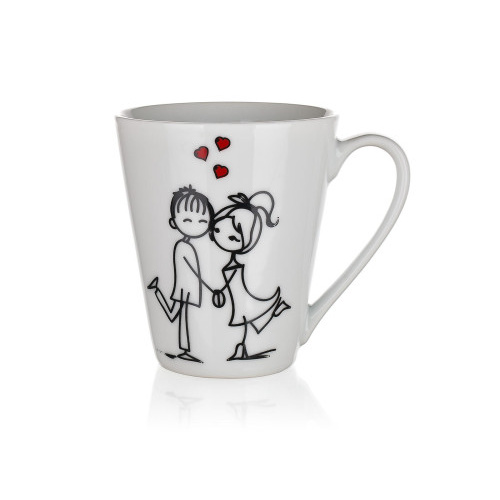 hrnek 330ml LOVE keramický mix dekorů