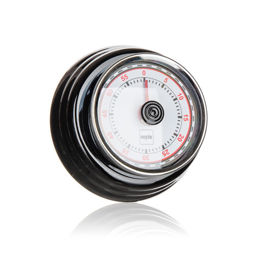 minutník pr.7cm nerez/ČER s magnetem CULINARIA
