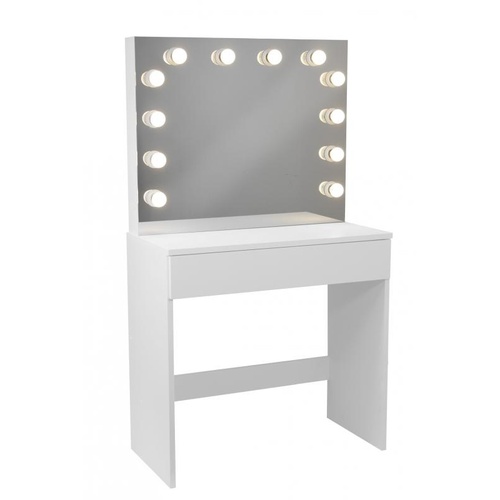 ALDOTRADE Toaletní kosmetický stolek Gabina 80x40x140cm se zrcadlem