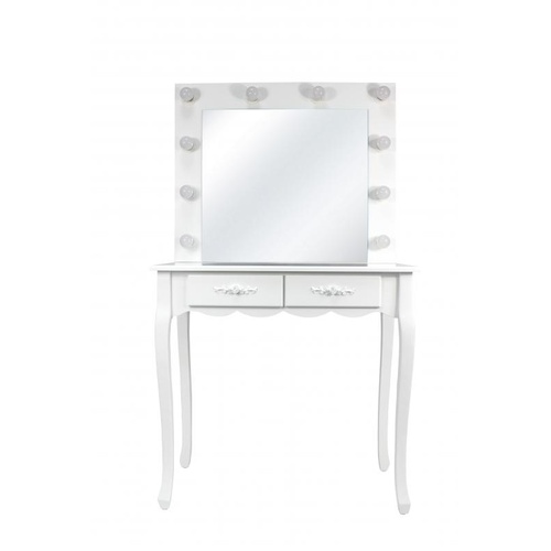 ALDOTRADE Toaletní kosmetický stolek Vintage 80x40x140cm se zrcadlem