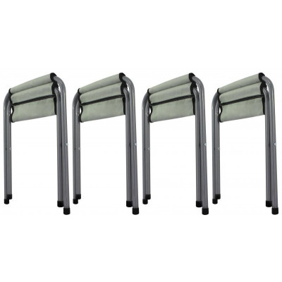 Kempingový skladací set (stůl + 4křesla) 120x60x70cm