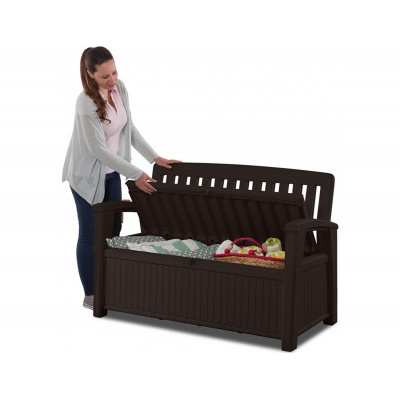 Lavice Patio Bench hnědá