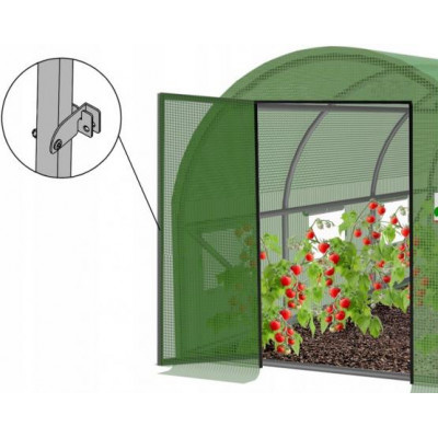 Fóliovník 300x200x200 cm s pevnými dveřmi