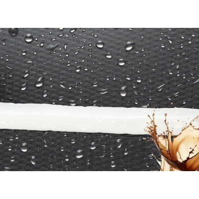 Zahradní set z ratanu GardenLine, ČER + KRÉM podsedáky