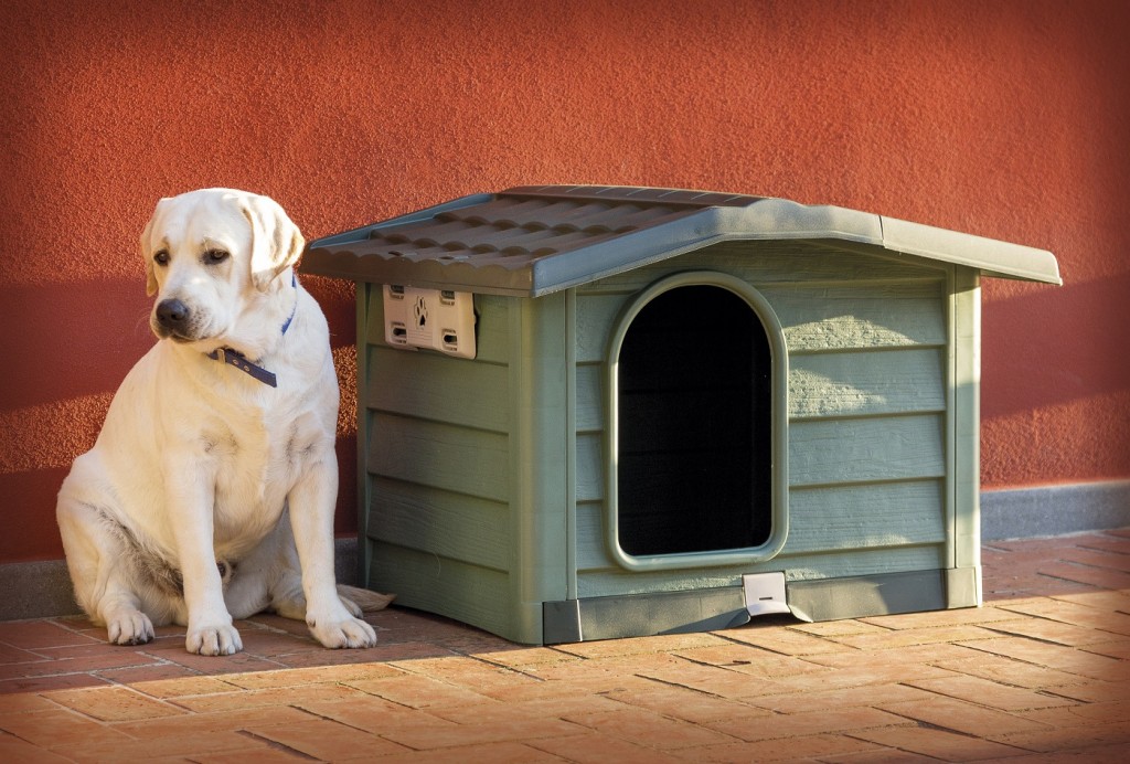 ALDOTRADE Psí bouda Bungalow střední 89x75x62cm