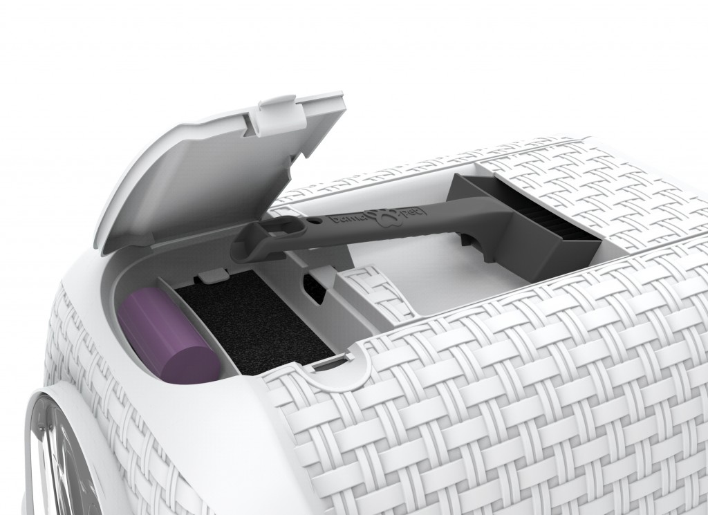 ALDOTRADE Krytá toaleta pro kočky Rattan 42x50,5x40cm