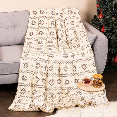 Plyšová deka Sever béžová, 150 x 200 cm