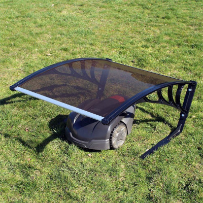 ALDOTRADE Přístřešek pro robotickou sekačku hnědý 80x60x40