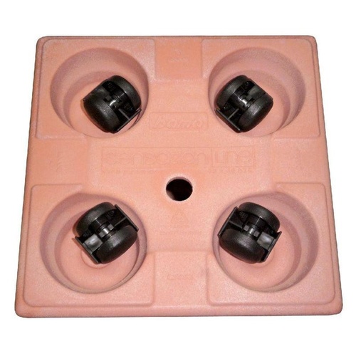 Květináč PIRAMIDE 50x50x87cm, antracit