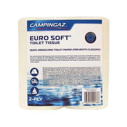 papír toaletní EURO SOFT pro chem.toalety (4ks)
