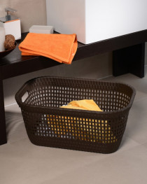 ALDOTRADE Prádelní koš na čisté prádlo Rattan 45l