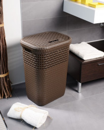 ALDOTRADE Prádelní koš na špinavé prádlo Rattan 60l