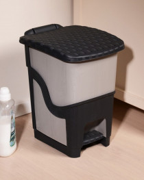 ALDOTRADE Odpadkový koš ratan antracit