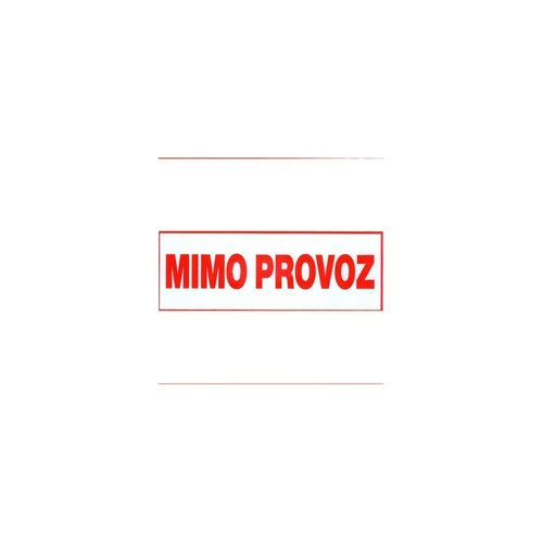 tabulka - MIMO PROVOZ 147x50mm PH