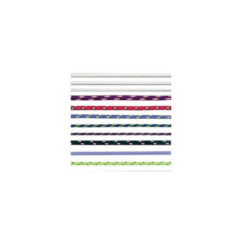 šňůra PES s jádrem 4mm barevná pletená (200m)