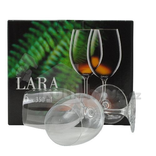 sklenice na víno 350ml LARA (6ks) CRYSTALEX