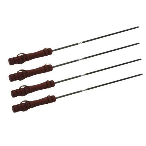 jehla špízová 40cm Cr, dřev.rukojeť  (4ks)