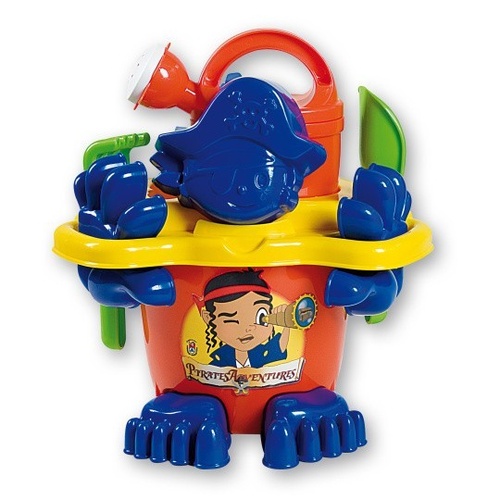 Velká sada na písek s konvičkou - Piráti (pro kluky)