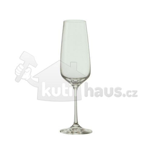 sklenice na šampus flétna 190ml GISELLE (6ks) CRYSTALEX