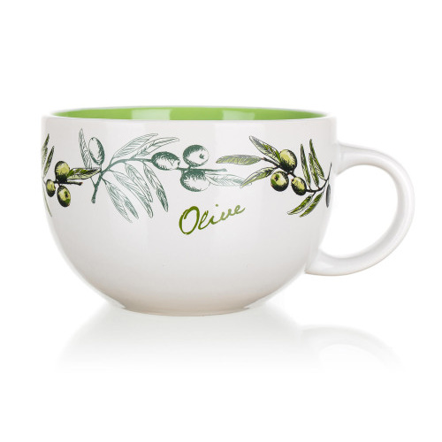 hrnek JUMBO 660ml OLIVES keramický