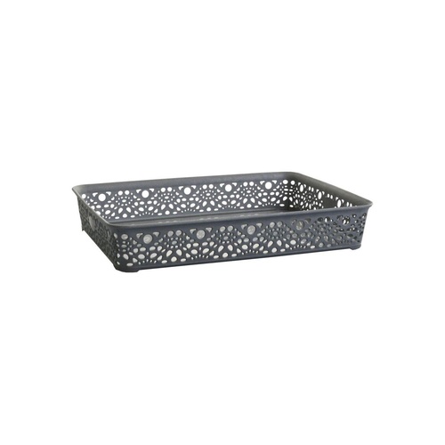 košík MONAKO M 36x27x6cm PH ŠE metalíza