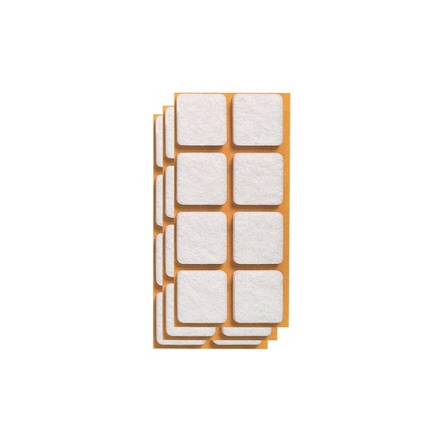 ochrana podlah filcová 20x20mm BÍ (24ks)