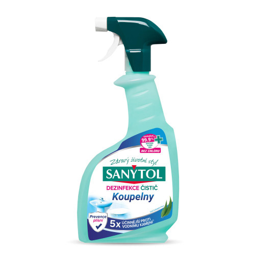 čistič SANYTOL dezinfekce na koupelny sprej 500ml