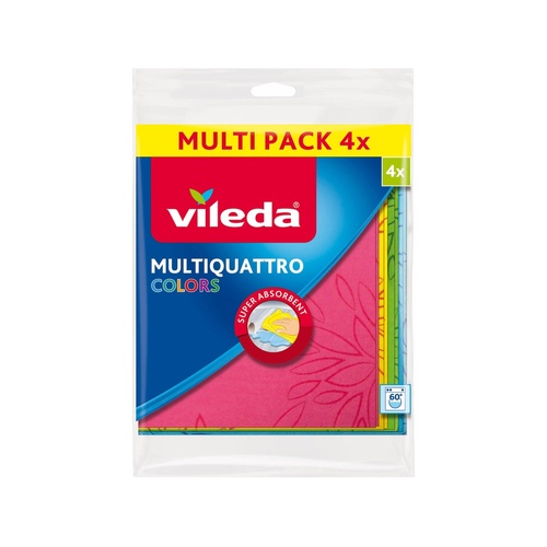 hadřík univerzální Multiquattro Colors (4ks) 168061 VILEDA