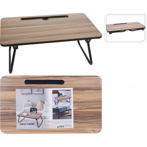 podnos servírovací 52,5x30x21,5cm skládací, kov/MDF