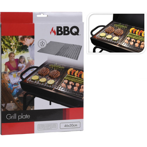 podložka BBQ 30x23cm sada 4díl. nerez