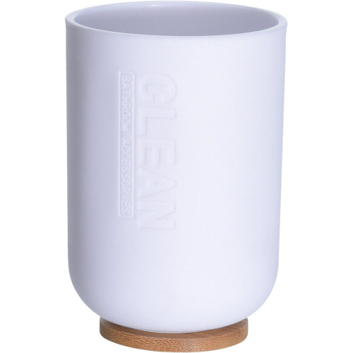 kelímek koupelnový pr.7x11cm, 300ml, PH BÍ/bambus