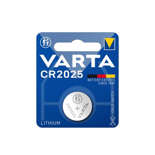 baterie knoflíková CR2025 lithiová VARTA