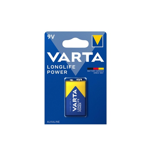 baterie 9V, 6LR61 alkalická Longlife Power VARTA