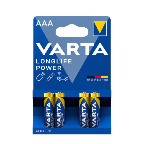 baterie mikrotužková AAA LR03 alkalická Longlife Power (4ks) VARTA
