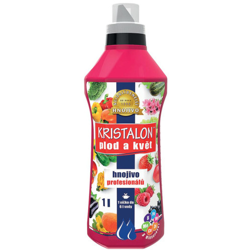 hnojivo Kristalon Plod a květ kapalné 1l