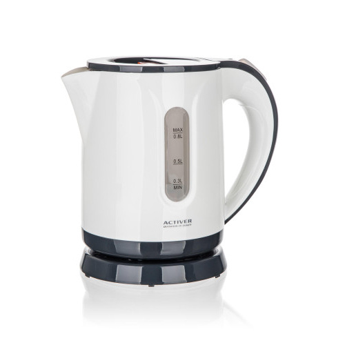 konvice rychlovarná SOLLA 0,8l BÍ/ŠE 900-1100W