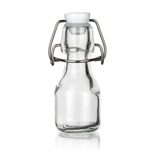 láhev s pákovým uzávěrem   70ml hranatá skleněná YARA