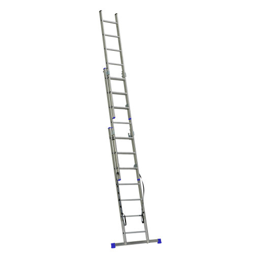 žebřík Al un. 3d.  7př. 1,91/3,99m VHR H 3x7 nosnost 150kg ELKOP