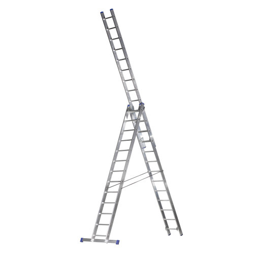 žebřík Al un. 3d. 13př. 3,53/8,21m VHR P 3x13 nosnost 150kg ELKOP